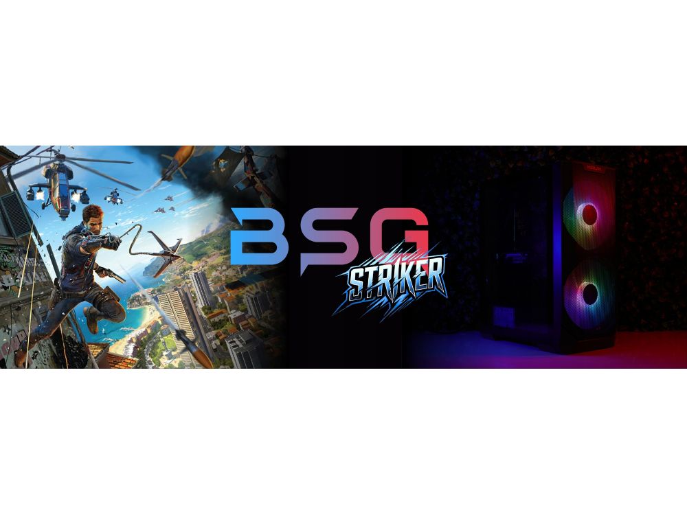 BSG Striker V2 stacjonarny Intel Core i7 16GB/512SSD RTX3050 Win10 Pro