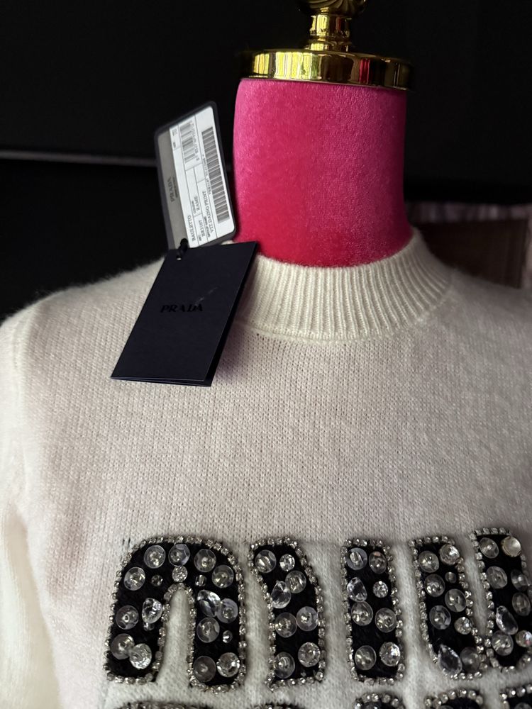 Sweterk kardigan Sweter miu miu by prada sml