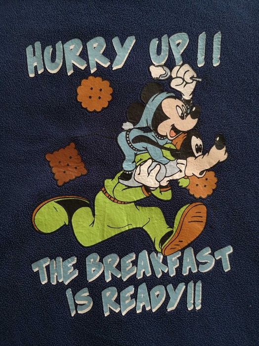 Granatowa polarowa bluza Disney 98 - 104 myszka Mickey Miki jak nowa