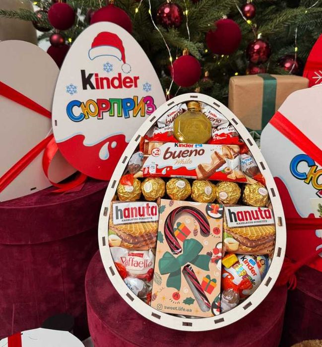 Новорічний подарунковий набір, Подарунок на Миколая, Подарочный бокс