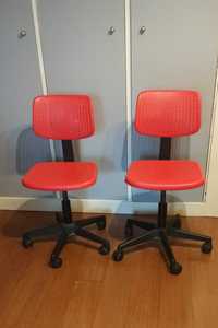 Cadeiras para secretária de criança
