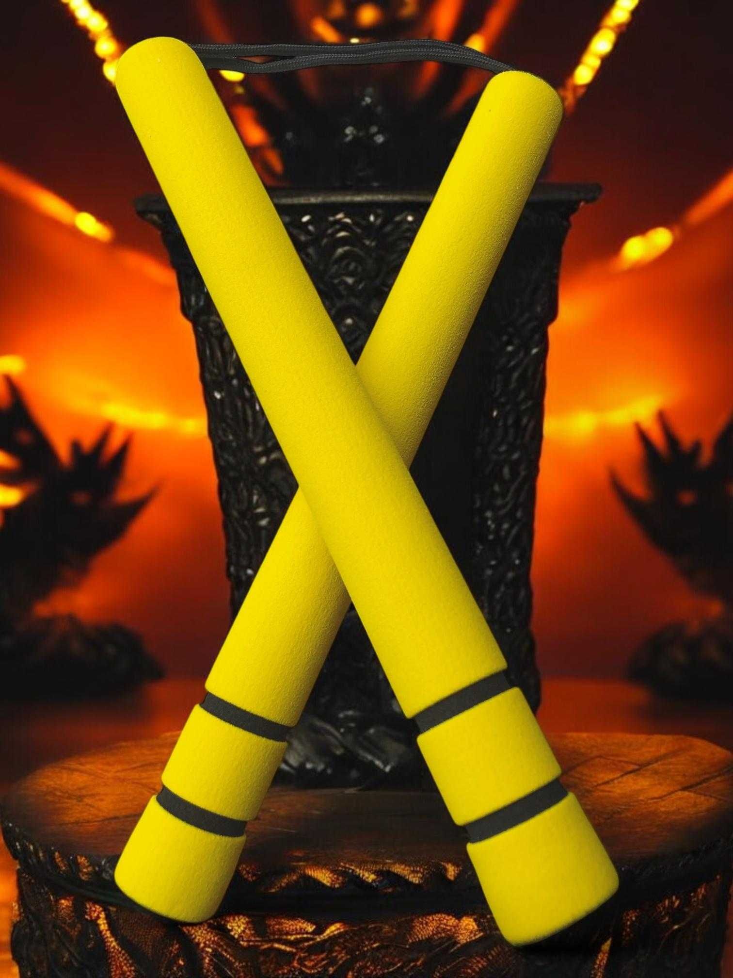 Нунчаку тренировочные (Нунчаки тренувальні, м'які, неопрен, гума) X3