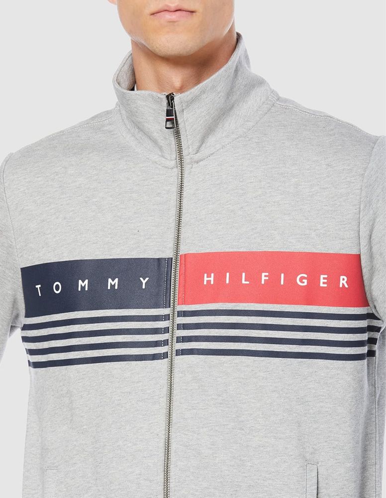 Кофта Tommy Hilfiger Men's Logo Zip Through Cardigan Sweater