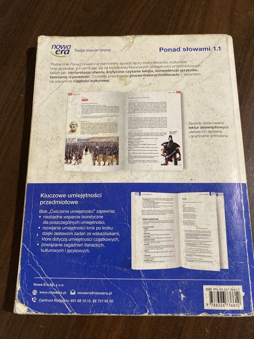 Podręcznik do 1 klasy technikum i liceum ,,Ponad słowami”