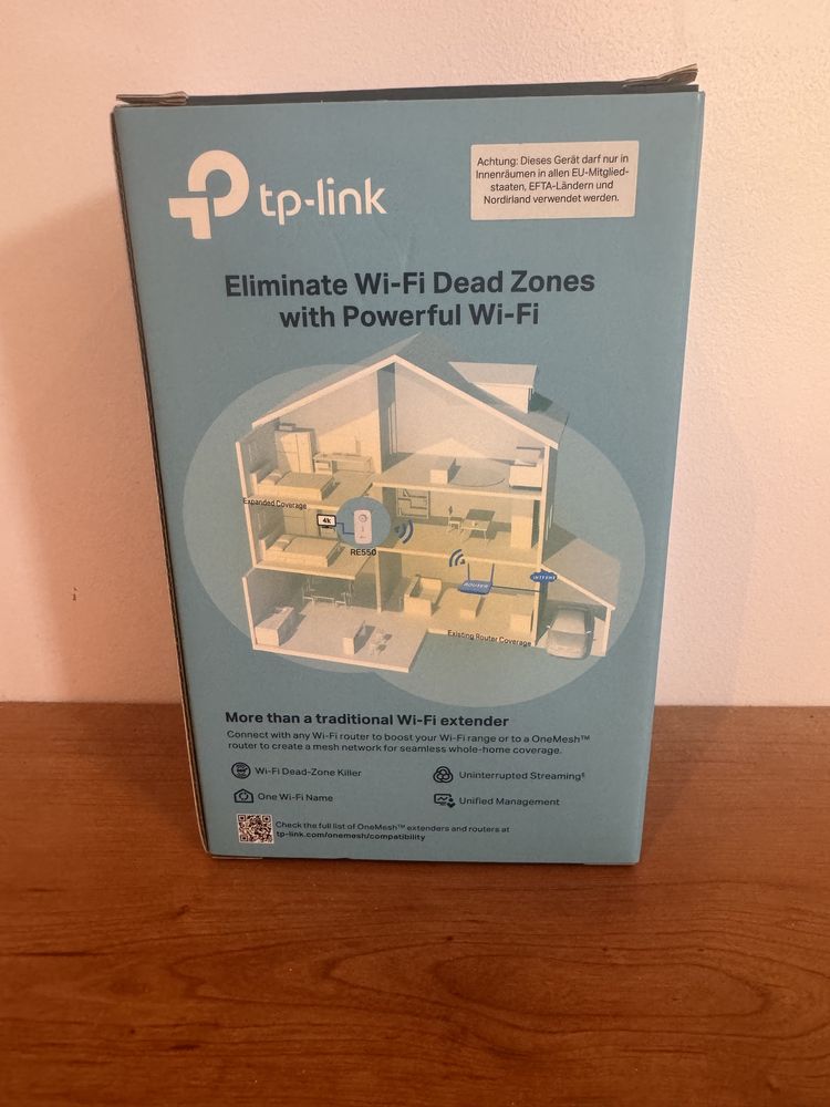 TP-Link RE550 Repetidor de malha AC1900, Wi-Fi de banda dupla