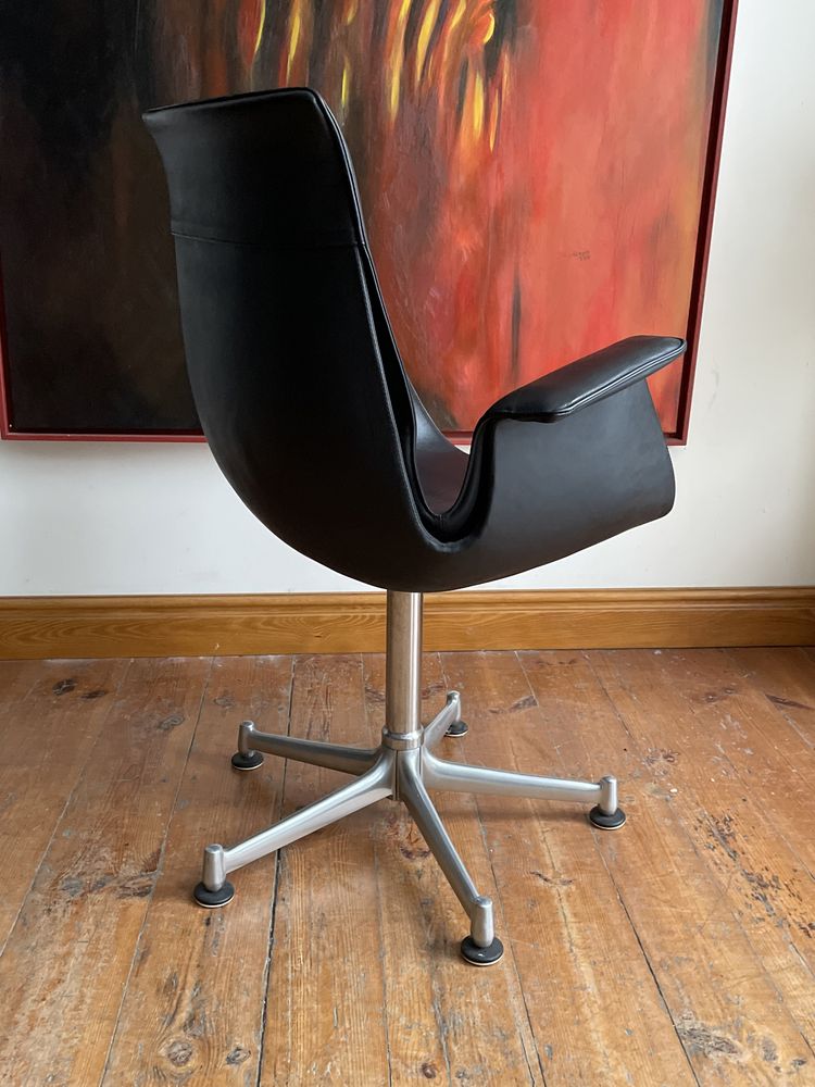 Tulip chair Fabricius, Kastholm, Kill International fotel do biurka