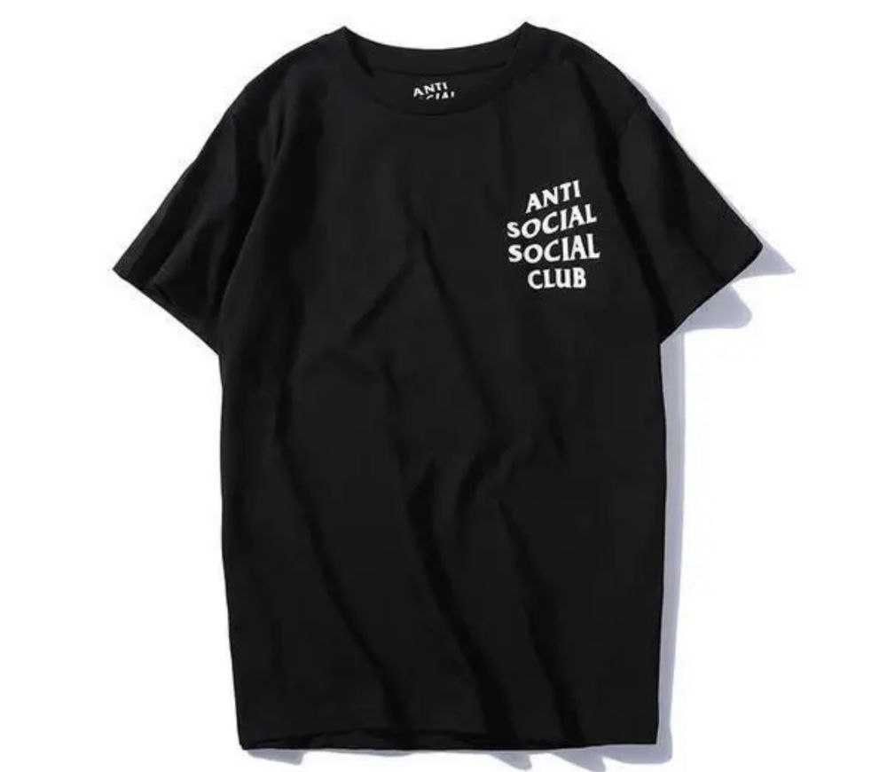Чоловічі футболки ASSC Anti Social Social Club унисекс оверсайз мужска
