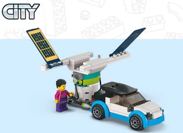 LEGO 60336 Stacja ładowania auta elektrycznego 60385, 60383, 60394