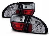 Lampy tyl kpl Led Diodowe Diody Tuning Black Czarny Seat Leon I 1 1m 99-04