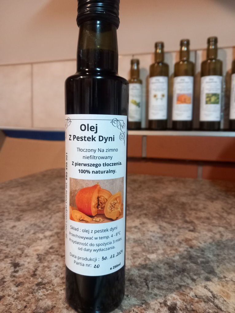 Olej z pestek dyni 250ml