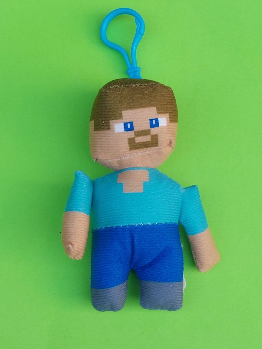 Брелок Мягкая Игрушка Майнкрафт MINECRAFT Кріпер Стів Размер 12 см