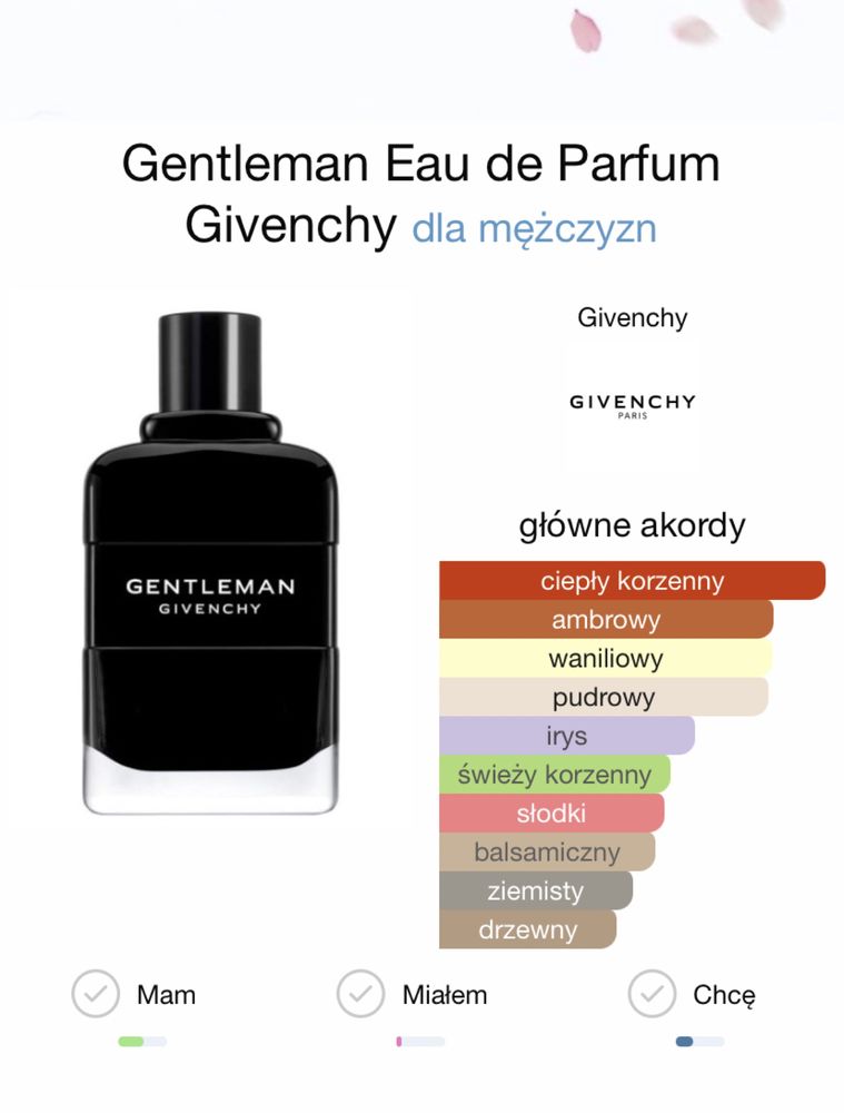 Okazja!! Perfumy meskie Gentleman givenchy 100ml