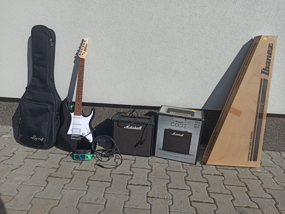 Zestaw gitara elektryczna+wzmacniacz