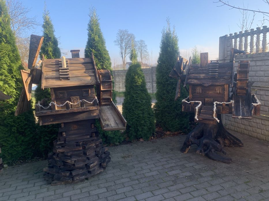 Młyny wodne drewniane