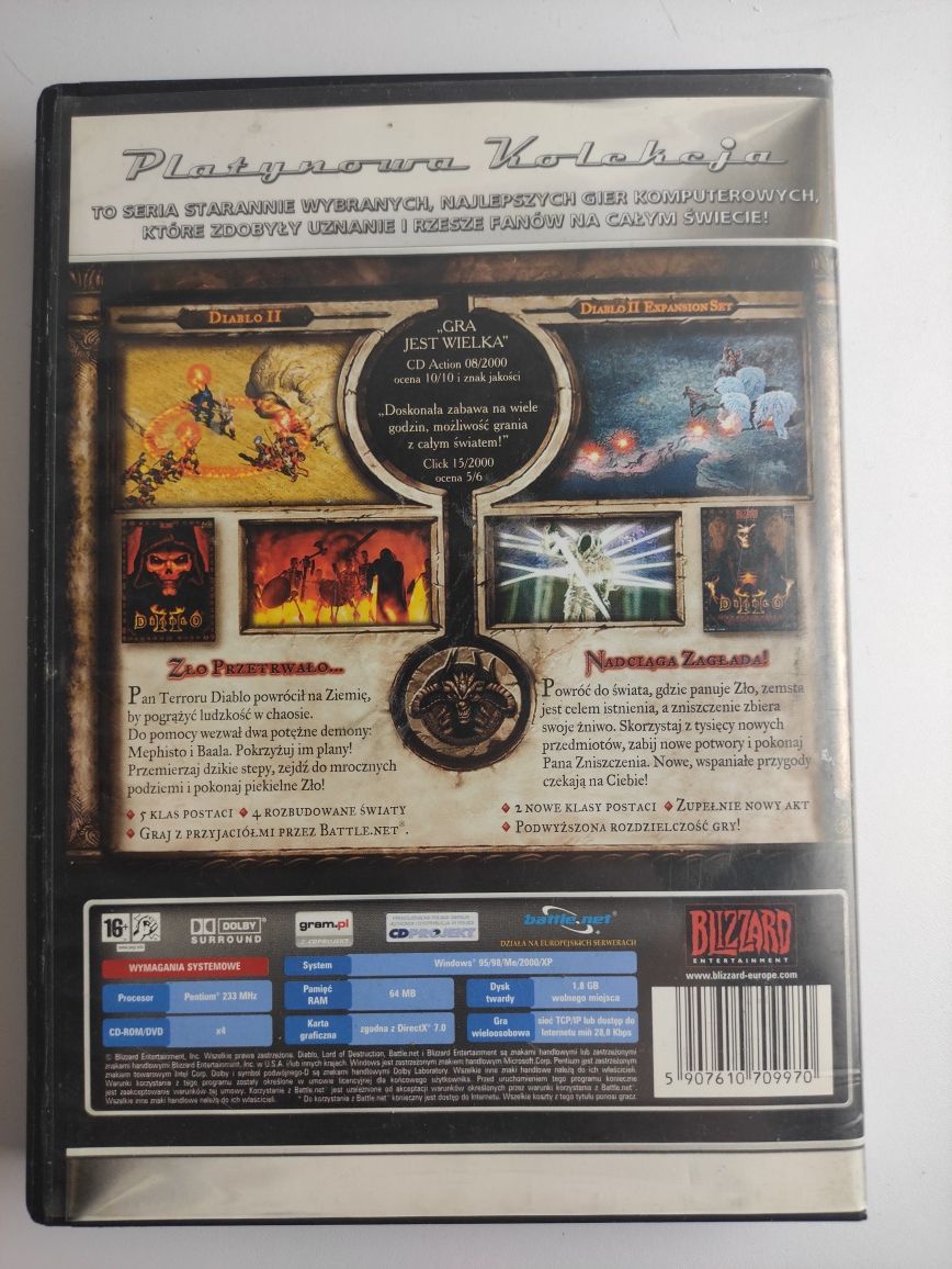 Diablo 2 Platynowa kolekcja PC 4CD /Lord of Destruction
