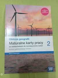 Maturalne karty pracy (geografia) do kl. 2 LO/technikum