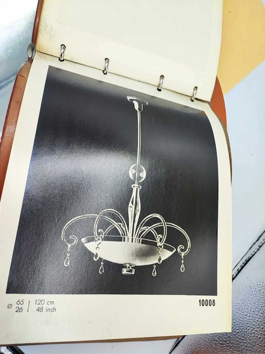 Art deco,katalog lamp,żyrandoli,Bohemia