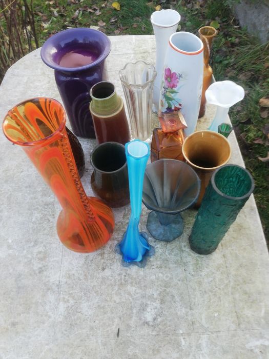 Szklo porcelana kolorowe