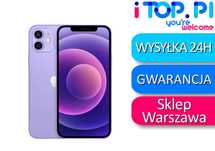 iPhone 12 64gb Fioletowy Purple Sklep Warszawa Gwarancja 12 miesięcy