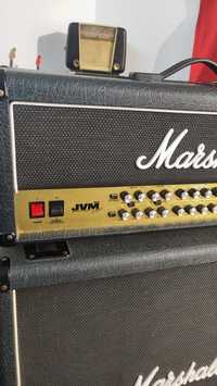 Amplificador de guitarra Marshall JVM410H c/ cabinete 4 bocas