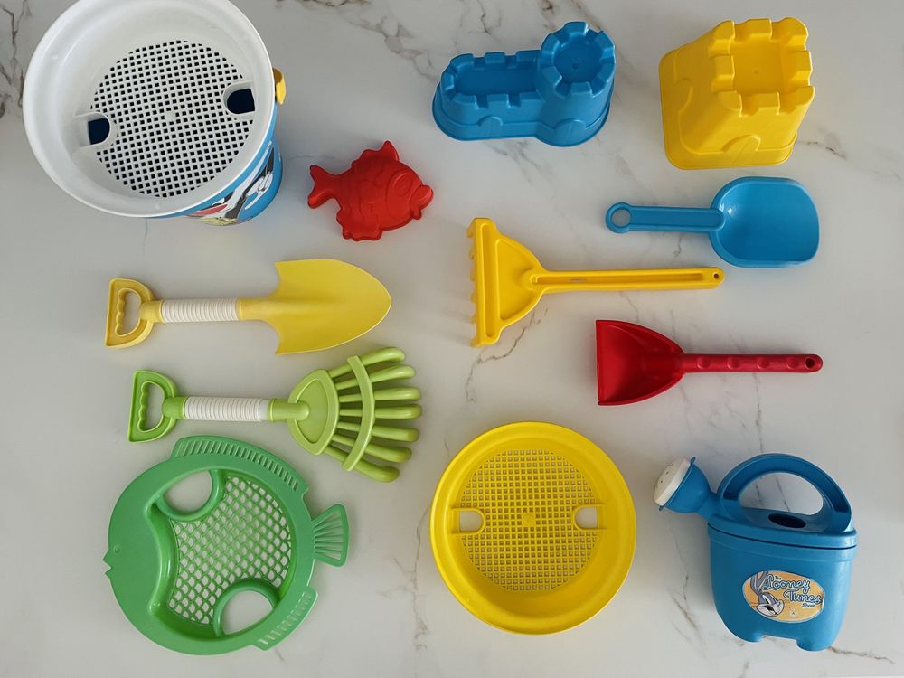 Conjunto de brinquedos de praia