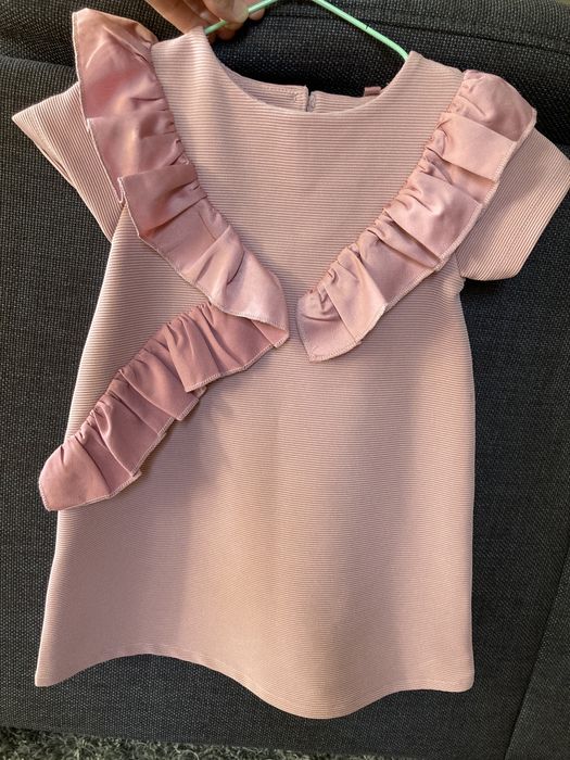 Elegancka sukienka Next 98 pudrowy róż