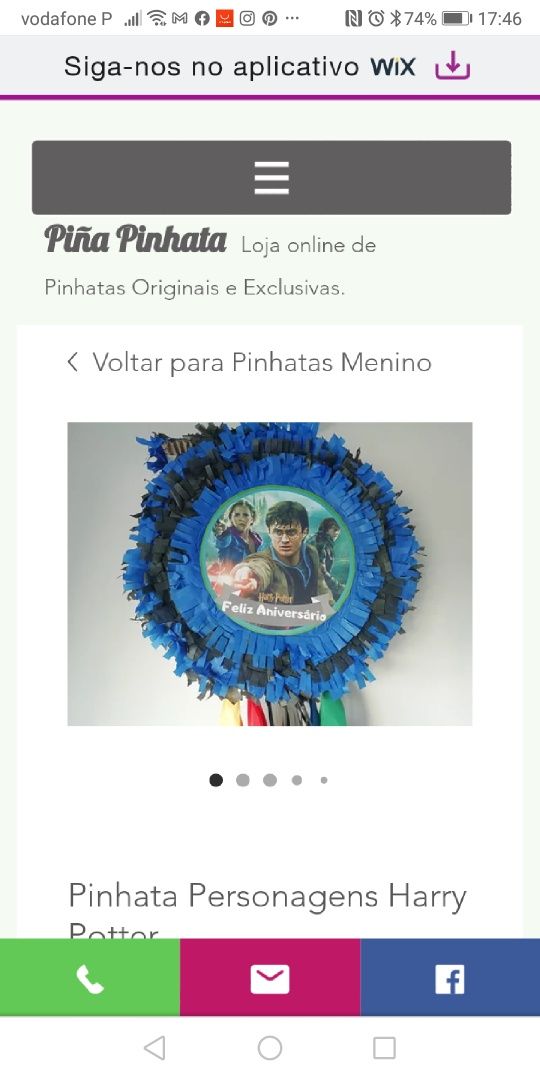 Pinhatas para rapazes, todos os temas