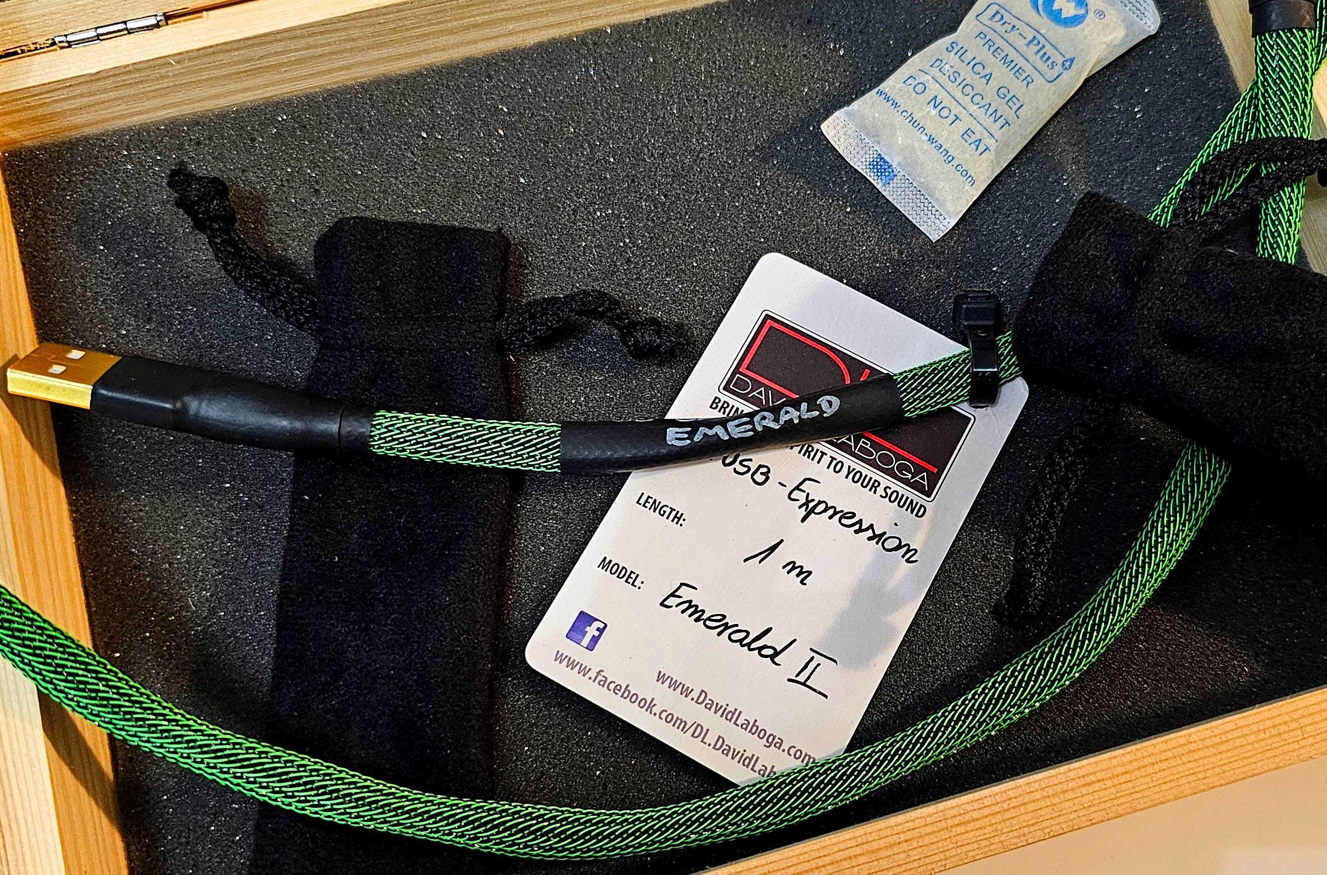 David Laboga Custom Audio Emerald MK2 USB A-B kabel przewód DL