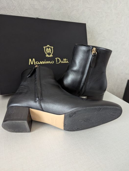 Жіночі демисезонні чобітки (ботильйони) Massimo Dutti, розмір 35 (22.5