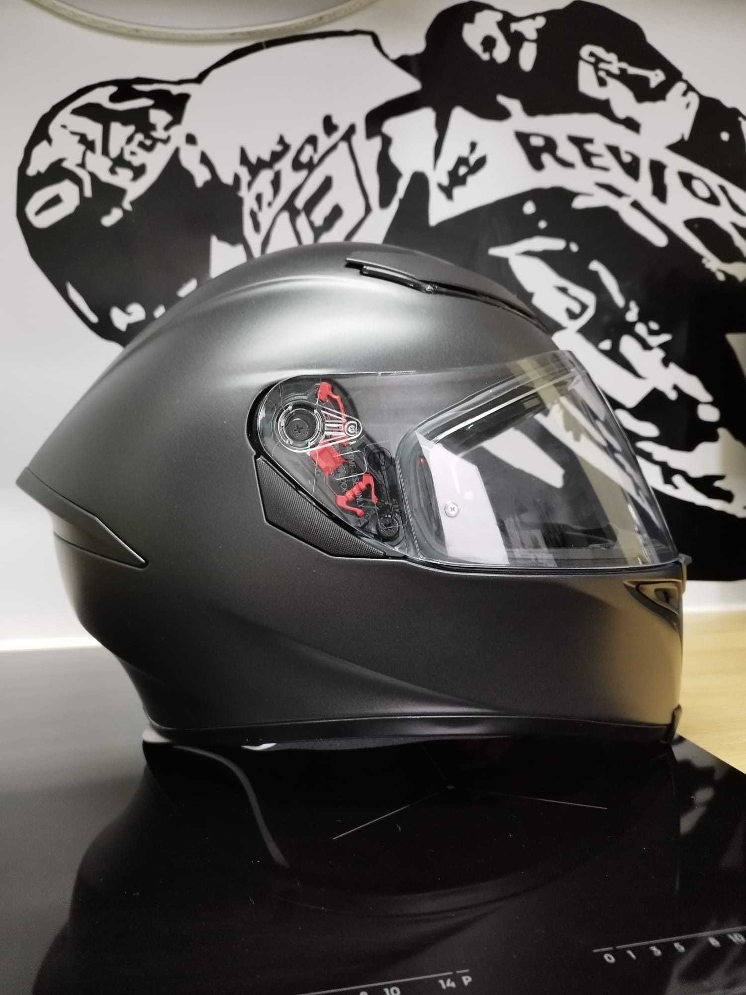 Nowy kask AGV k5 czarny mat