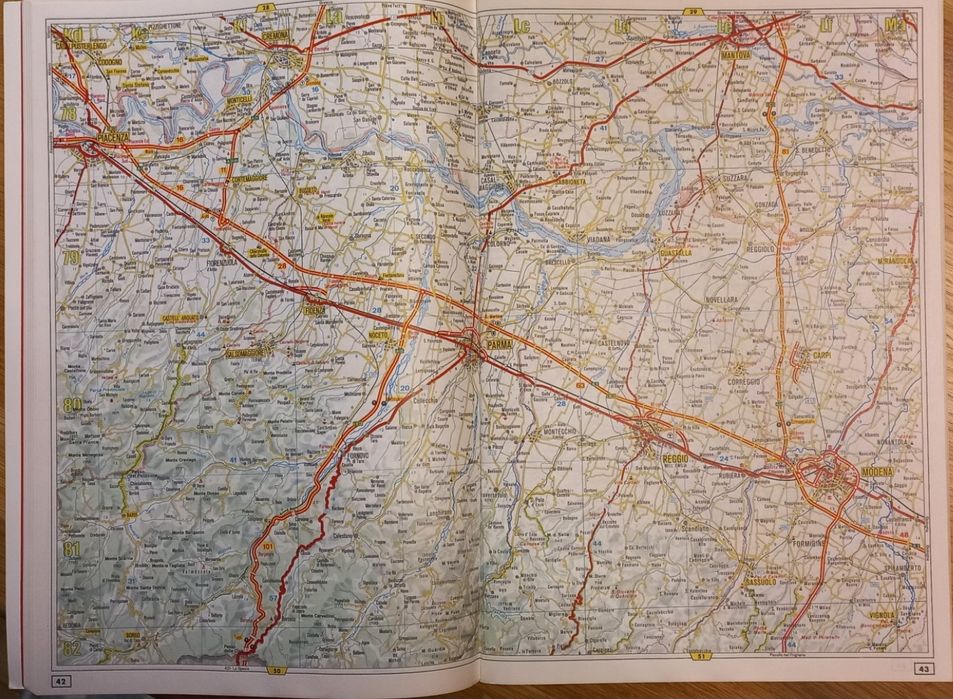 Atlas samochodowy Italia