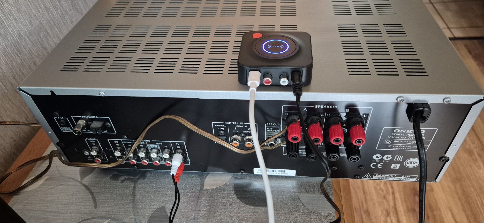 Amplituner Onkyo TX-8020 z Bluetooth + głośniki