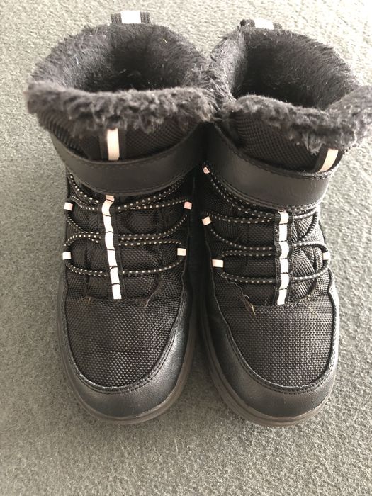 Buty zimowe chłopięce r. 29 H&M czarne