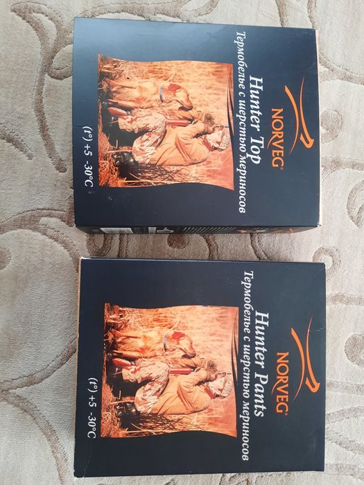 Термобілизна на шерсті Меріноса Norveg Hunter