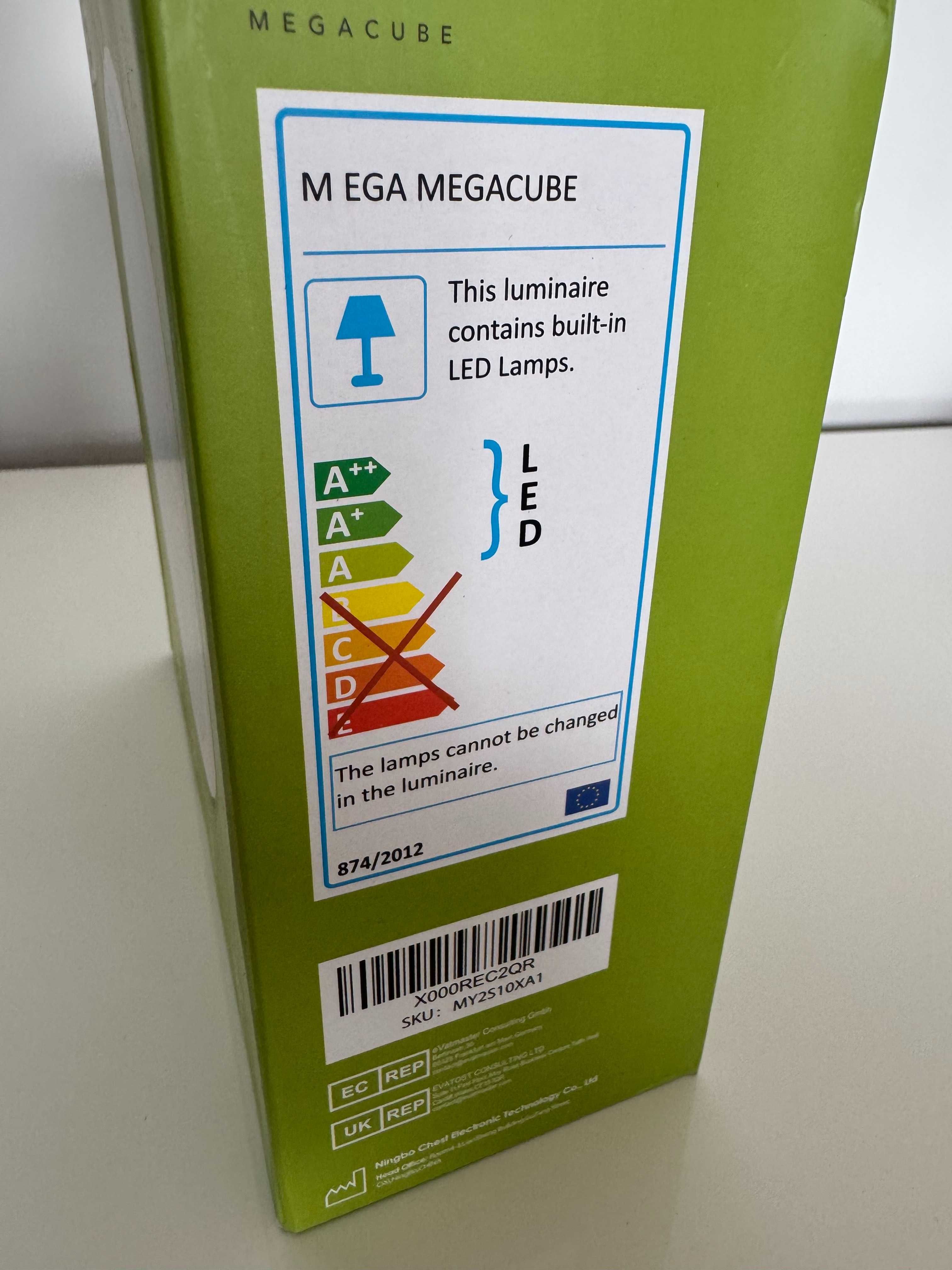 Lampa zewnętrzna LED 10 W M EGA MEGACUBE - Biała, IP54, 4000K