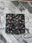 4x FAN wentylator 120mm PC Genesis Zestaw do komputer PC chłodzenie