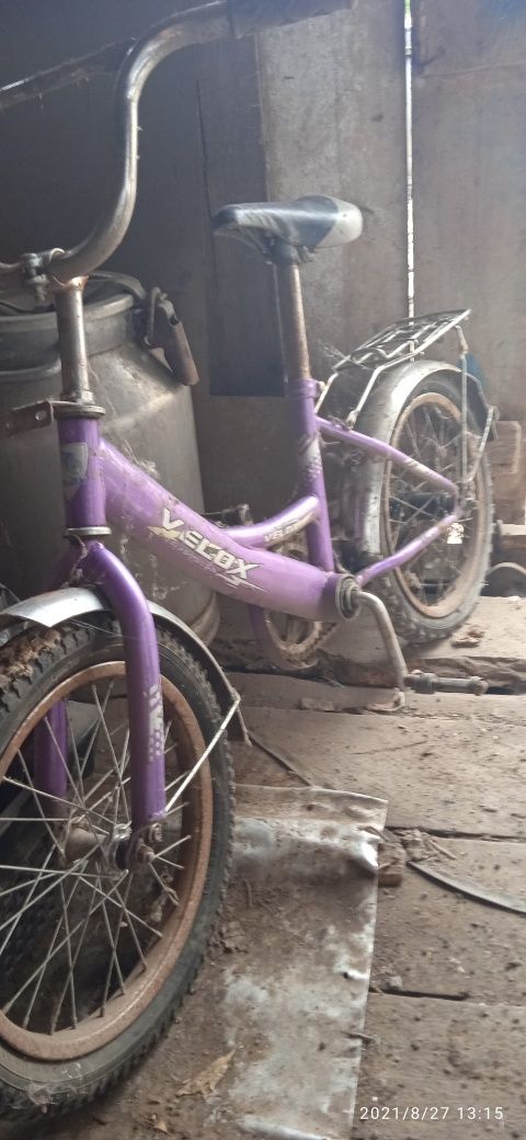 Детский Подростковый двух колесный  велосипед. VELOX. Есть  побольше..