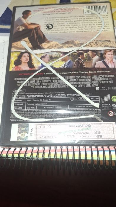 Will Smith Sete Vidas DVD
