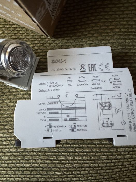 Продам Сутінкове реле Elko-Ep SOU-1