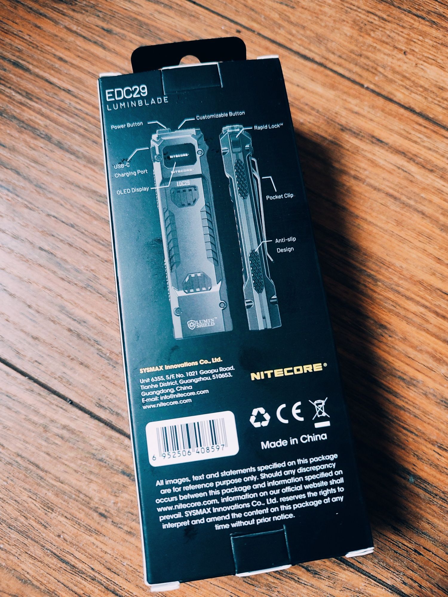 Ліхтар Nitecore EDC29,EDC23,EDC27,EDC25
