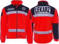 Polar ratowniczy North-Wind FLUO z kompletem emblematów odblaskowych n