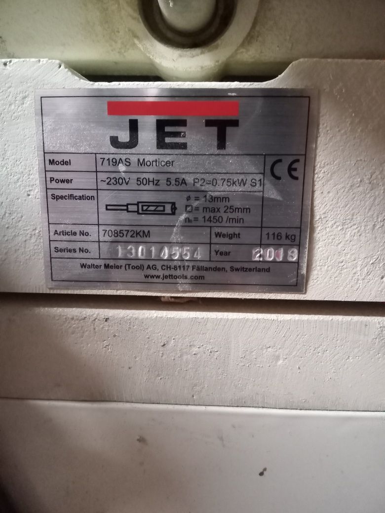 Пазо довбальний станок Jet 719AS