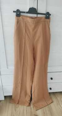 Spodnie garniturowe Zara szerokie nogawki hight waist S 36