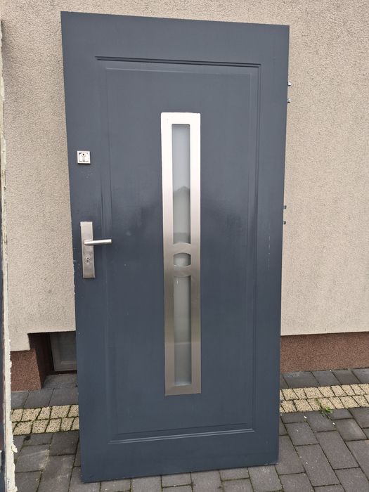 Drzwi zewnętrzne metalowe 90 prawe