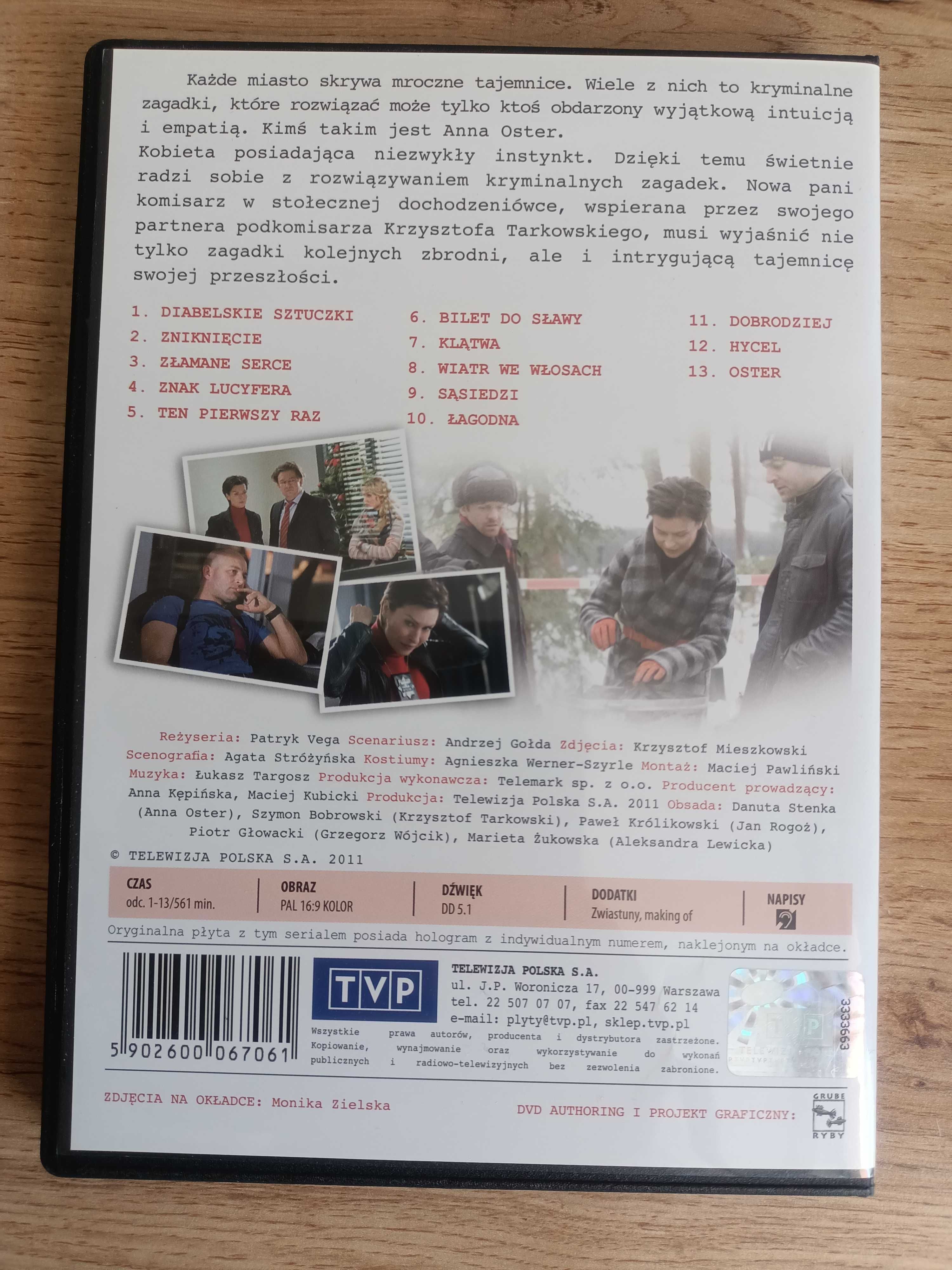 Instynkt 4DVD (2011) serial - Danuta Stenka, Patryk Vega