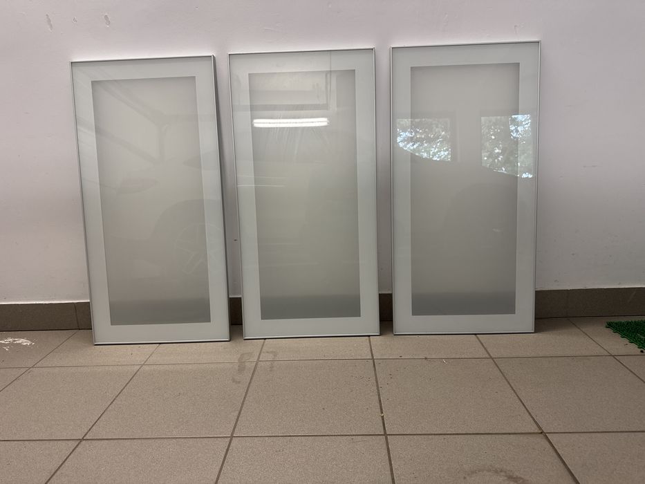 Fronty kuchenne Ikea szklane Justis