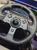 Kierownica Logitech G920, pedały, dystanse - idealny XBOX/PC