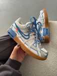 36-45 р кросівки Nike OFF-White x Rubber Dunk Grey/Blue