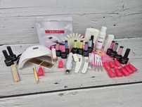 Promocja! Nowy zestaw do manicure hybrydowego lampa, frezarka, lakiery