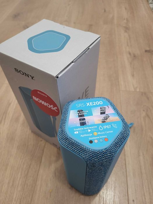 Sony SRS-XE200 NOWY kompaktowy głośnik Bluetooth z potężnym dźwiękiem!
